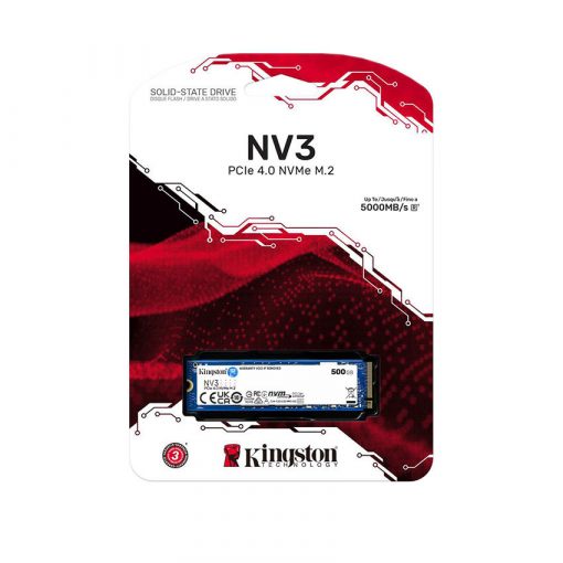 Ổ cứng SSD Kingston SNV3S 2TB NVMe M.2 2280 PCIe Gen 4x4 (Đọc 6000MB/s - Ghi
5000MB/s) - (SNV3S/2000G)