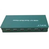 Bộ gộp HDMI SOFLY 4×1 Quad Multi-viewer