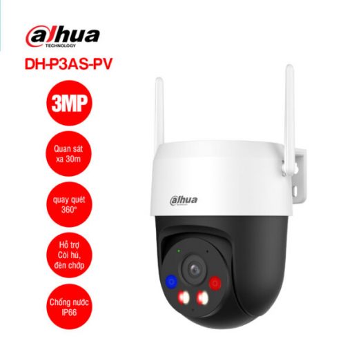 Camera Wifi quay quét 3MP DAHUA DH-P3AS-PV