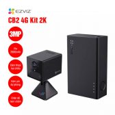 Camera pin sạc EZVIZ CB2 4G Kit 2K