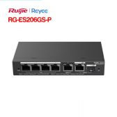 Layer 2 Smart Managed PoE Switch 6 Cổng RUIJIE RG-ES206GS-P