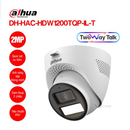 Camera HDCVI Dahua DH-HAC-HDW1200TQP-IL-T 2MP chính hãng Phương Nguyễn