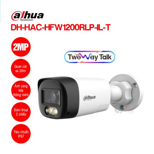 Camera Dahua DH-HAC-HFW1200RLP-IL-T 2MP Chính Hãng tại Quảng Trị