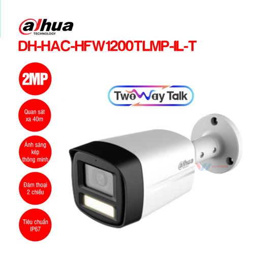 Camera Dahua 2MP DH-HAC-HFW1200TLMP-IL-T Chính Hãng Phương Nguyễn Quảng Trị