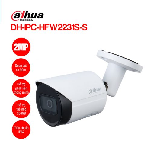 Camera IP Dahua DH-IPC-HFW2231S-S 2MP Chính Hãng tại Quảng Trị