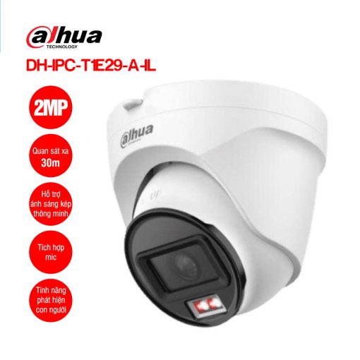 Camera IP Dome DAHUA DH-IPC-T1E29-A-IL 2MP Chính Hãng tại Quảng Trị