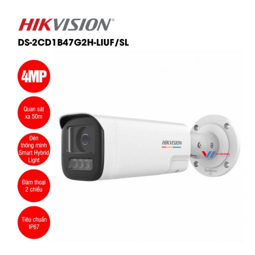 Camera IP Hikvision DS-2CD1B47G2H-LIUF/SL 4MP Chính Hãng tại Quảng Trị