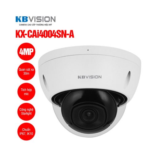 Camera IP Dome 4MP KBVISION KX-CAi4004SN-A Chính Hãng tại Quảng Trị