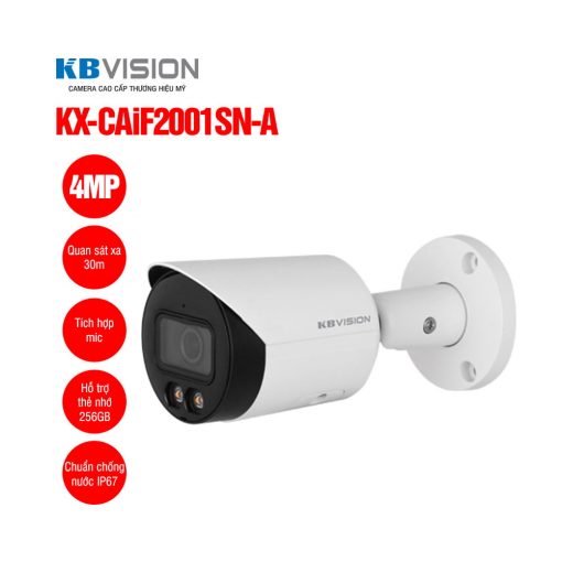 Camera IP Full Color 4MP KBVISION KX-CAiF4001SN-A - Phương Nguyễn