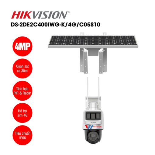 Camera 4G Hikvision DS-2DE2C400IWG-K/4G/C05S10 Chính hãng Phương Nguyễn tại Quảng Trị