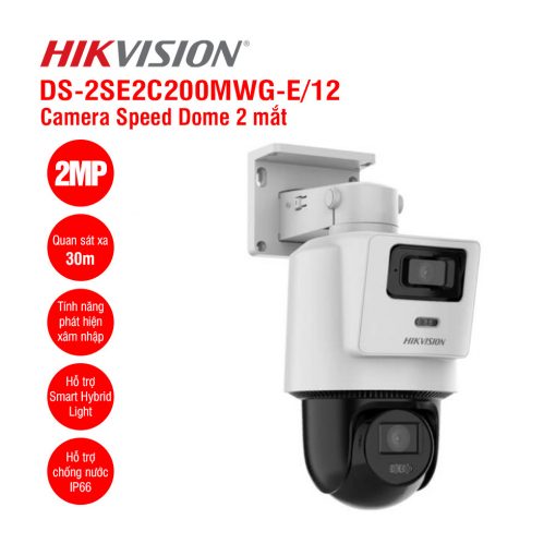 Camera IP Hikvision DS-2SE2C200MWG-E/12 PTZ 2MP - Lắp đặt Quảng Trị