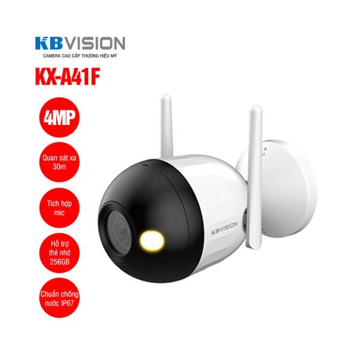 Lắp đặt Camera Wifi Full Color 4MP KBVISION KX-A41F Chính Hãng tại Quảng Trị